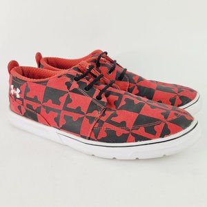 Under Armour Mens 9 Street Encounter III Baltiflage Red Sneakers 1297055-600